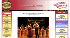 Desktop Screenshot of egerlaender-blasmusik.com